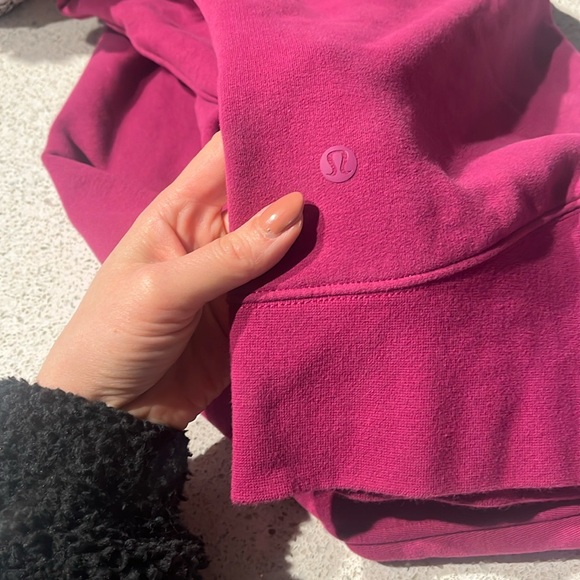 Lululemon Sz 4 Loungeful Hoodie in Magenta Purple Size 4 - Picture 13 of 15